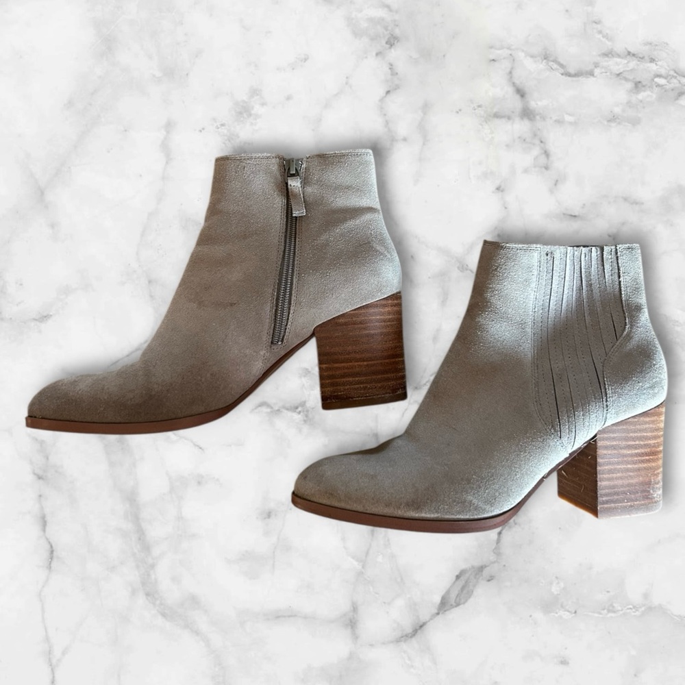 Tan Suede Ankle Boots